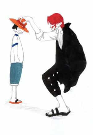 Shanks und Ruffy