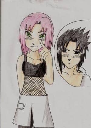 Sakura und Sasuke