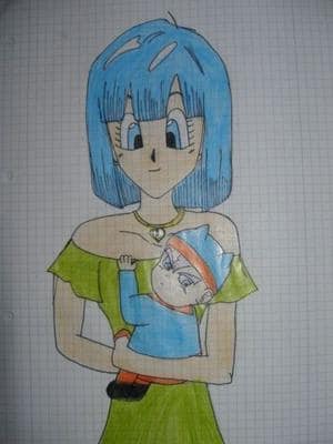 Bulma und Baby Trunks