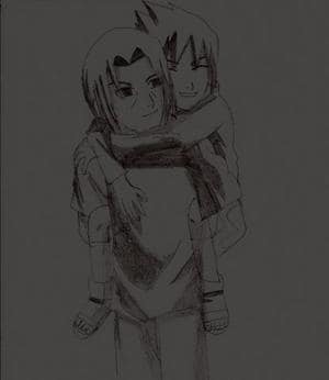 Itachi und klein Sasuke