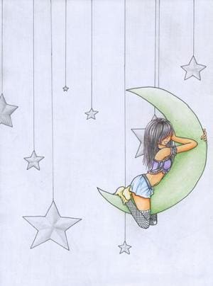 Hey moon, please forget to fall down