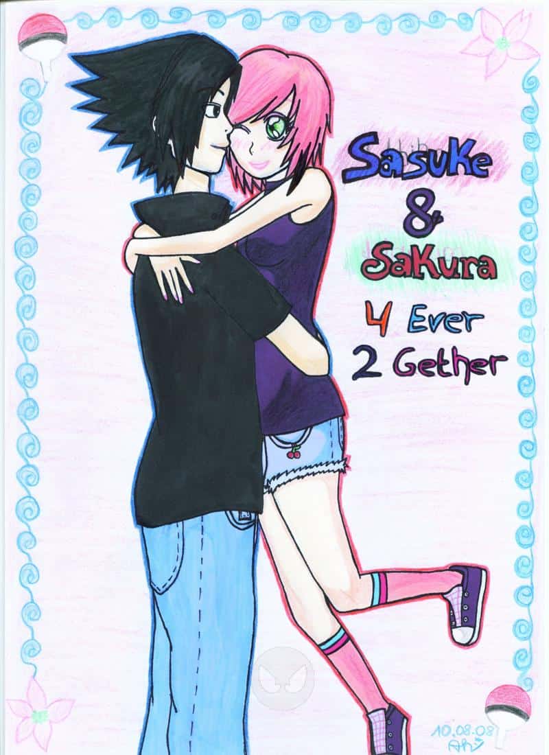 Sakura and Sasuke in love
