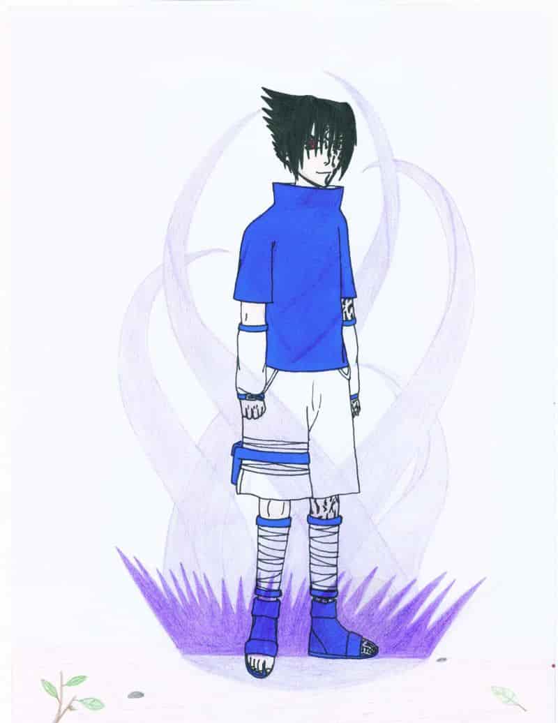 Sasuke with Sharingan