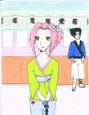 Sakura auf dem Lichterfest