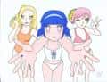 Hinata Ino und Sakura at the beach