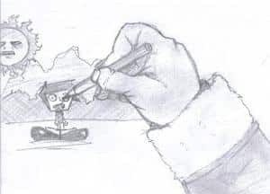 die hand der schöpfung