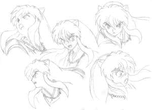 Inu-Yasha Gesichtsausdrücke