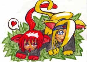 My little Cats-DeidaraXSasori