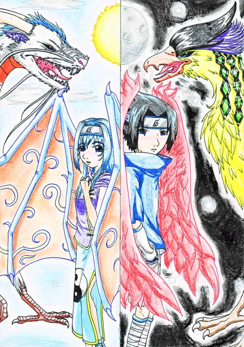 NIght and Day-Sun and Moon-Phoenix and Dragon