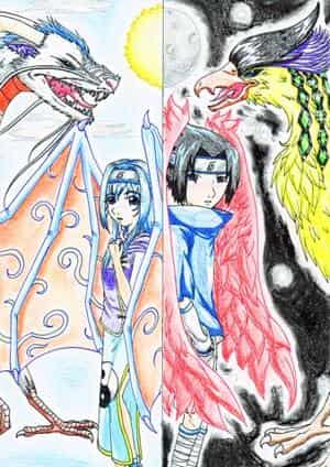 NIght and Day-Sun and Moon-Phoenix and Dragon