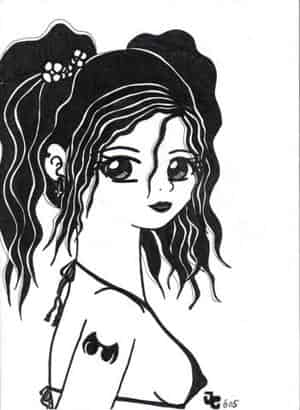 Bikini Girl outlines