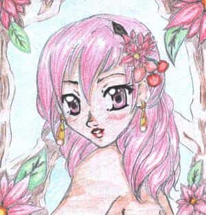 Erdbeermund mit kirschgeschmack