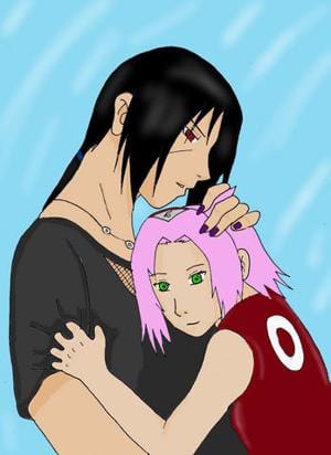 Itachi X Sakura Colored