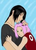 Itachi X Sakura Colored